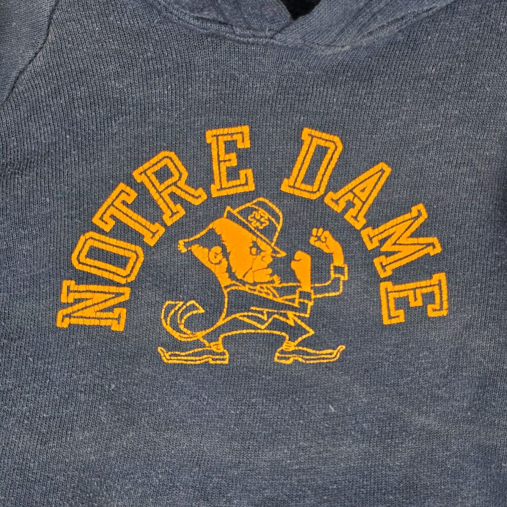 Notre Dame Sweatshirt Jumper Crewneck Hoodie Vintage 18 mths Navy Logo Infant